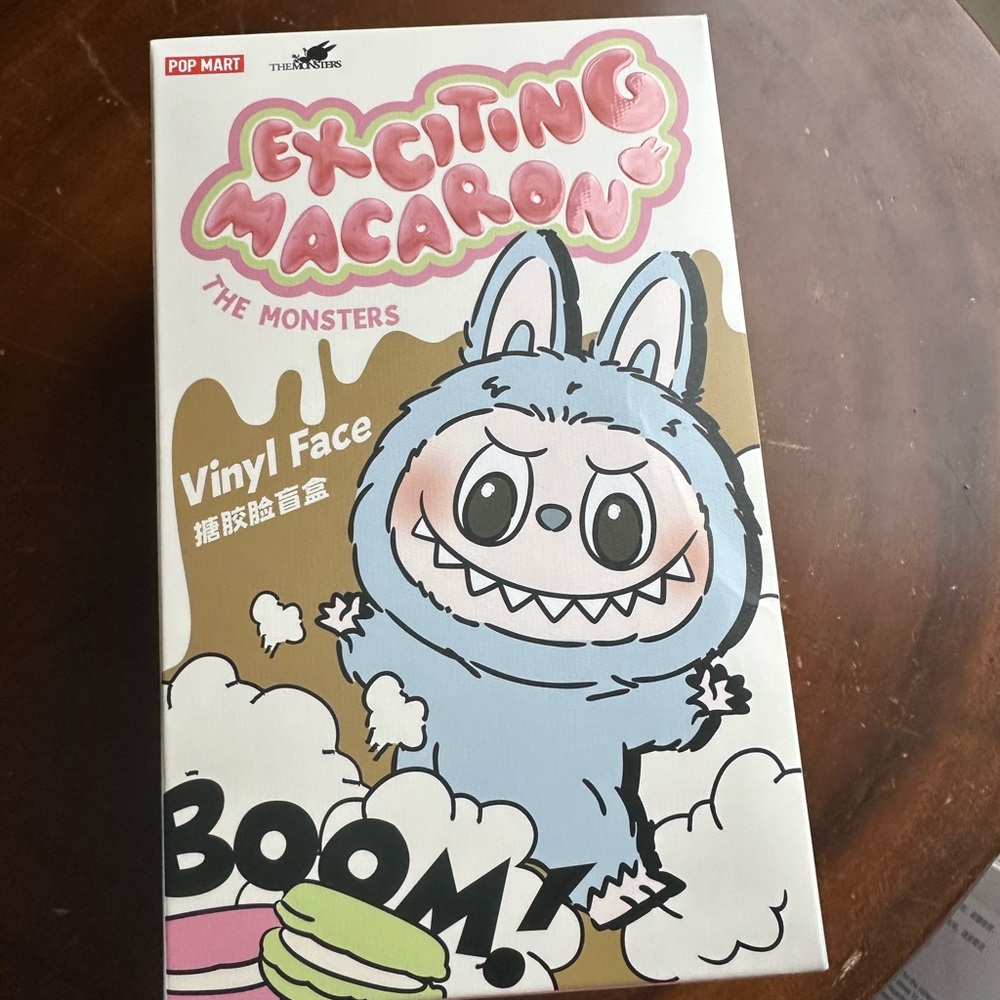SOLD!! POP MART AUTHENTIC Labubu Exciting Macaron The Monsters Vinyl Face